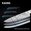 8 Inch Chef Knife Japanese Chef's Knife 7Cr17MoV High Carbon Steel Japanese Knife Full Tang G10 Handle Black Titanium Coated Blade Professional Cooking Knife Kitchen Knife