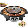 2 - in - 1 Electric Hot Pot Grill - Gleaming House