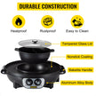 2 - in - 1 Electric Hot Pot Grill - Gleaming House