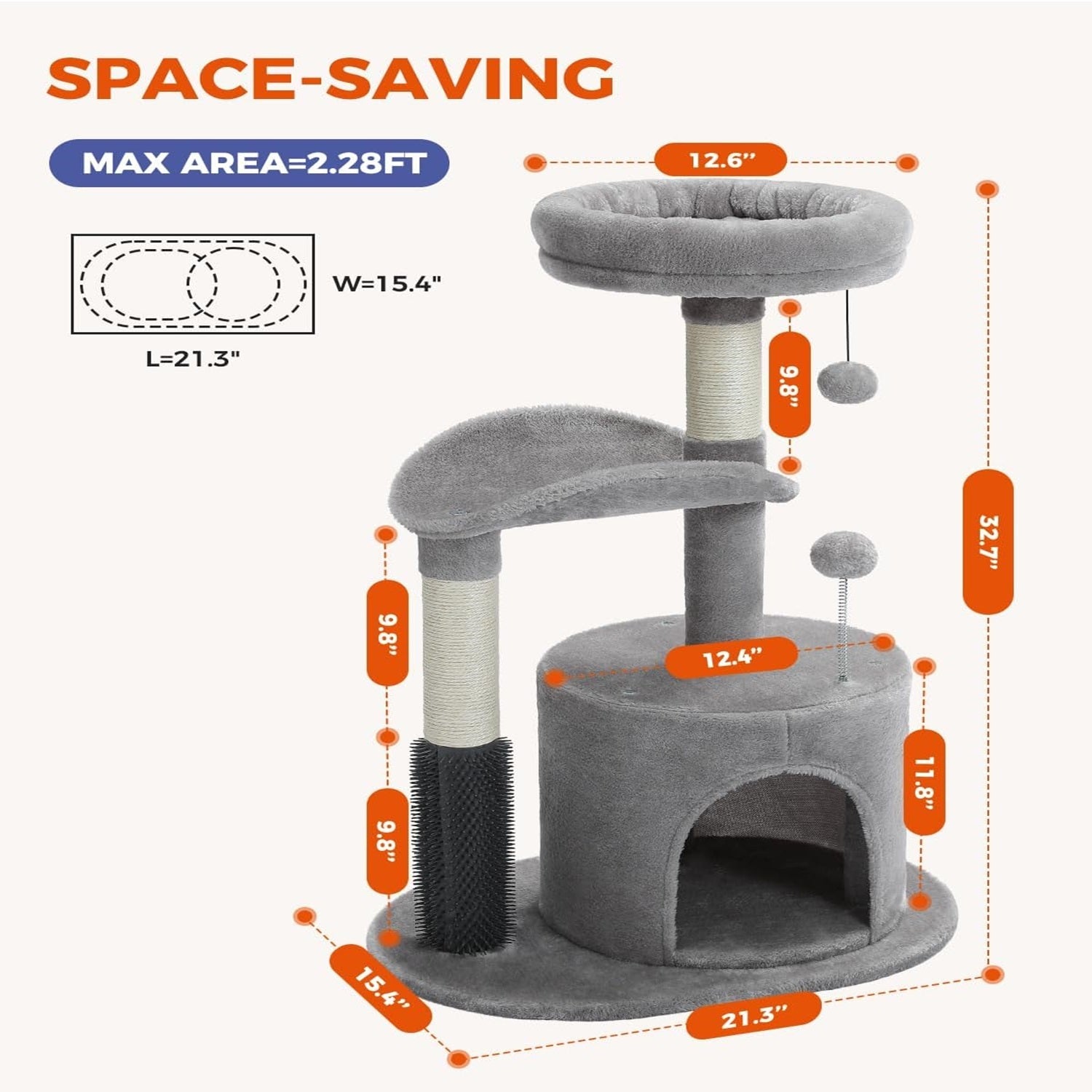 Medium Cat Tree with Condo