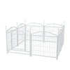 Dog Playpen Indoor 24 Inch 8 Panel Metal Dog Playpen