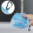 2-in-1 Portable Paw Cleaner and Pet Brush with Silicone Bristles