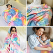 Glow In The Dark Throw Blanket, Blanket For Girls, Luminous Kids Blanket, Soft Blankets For 3,4,5,6,7,8,9,10 Year Old Girl Birthday Christmas Thanksgiving Gifts