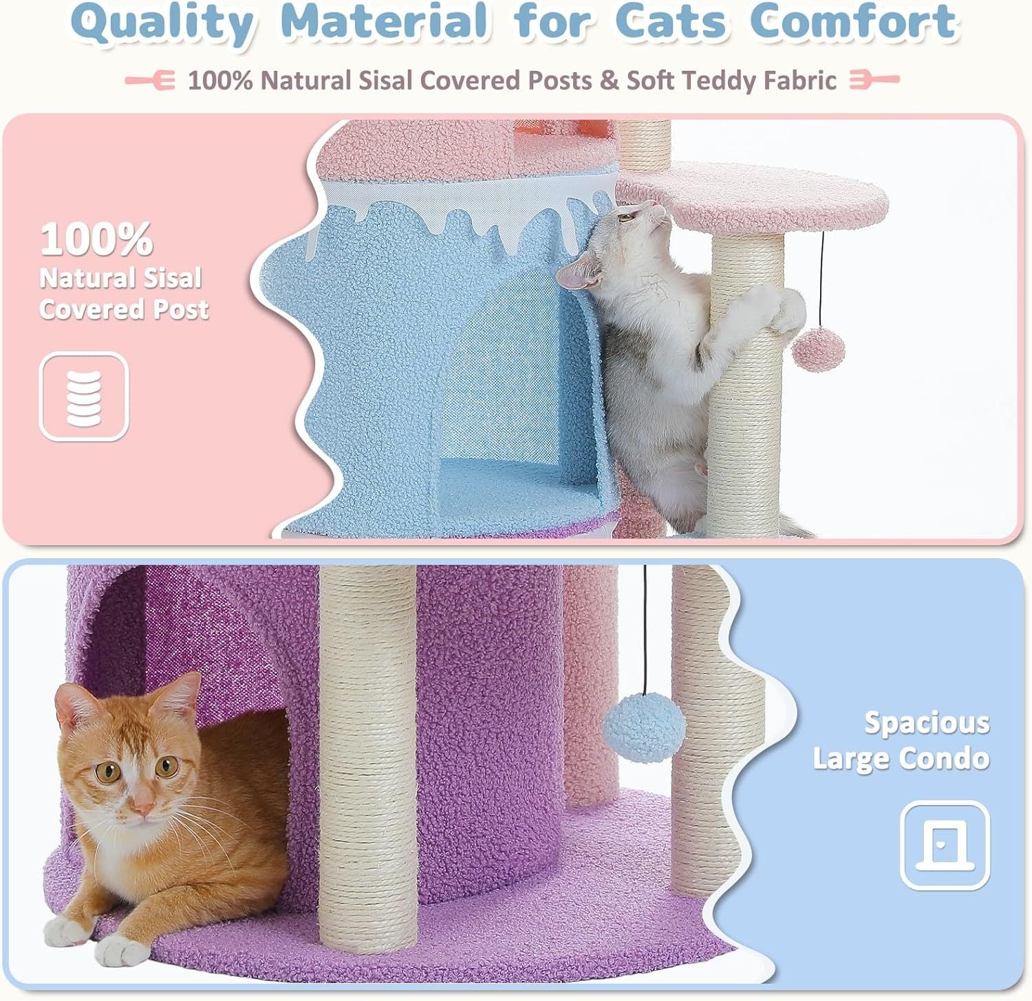 Adorable Tier Cake Cat Tree