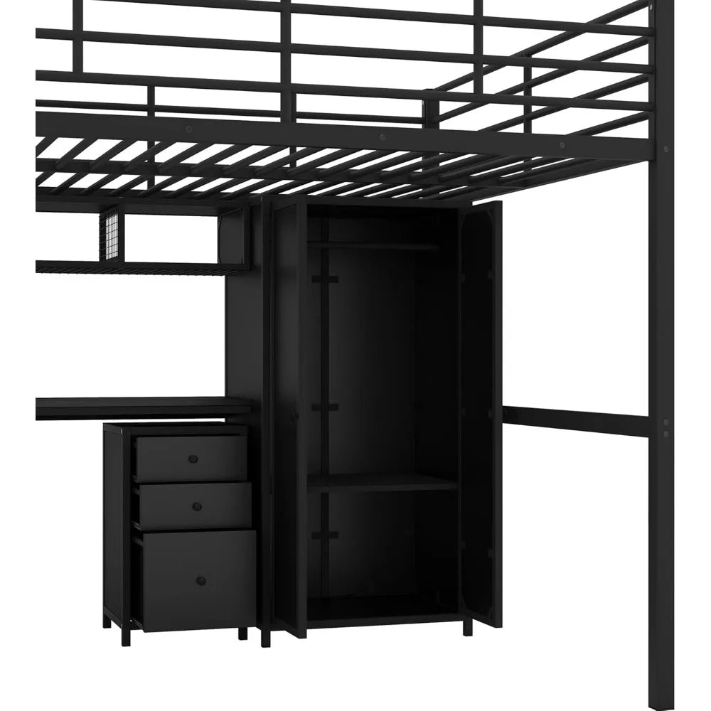 Modern Full-Size Loft Bed