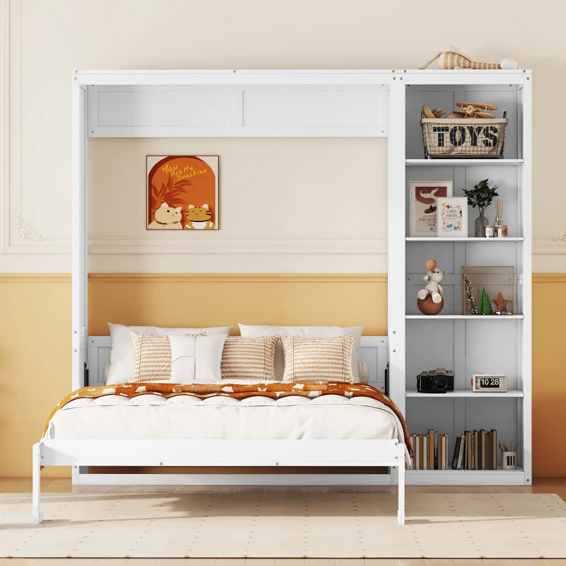 Murphy Bed with Storage and Folding Design