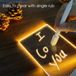 New LED Night Light Note Board Message Board with Pen USB Battery Power Holiday Light Desktop Lamp Bedroom Decor Children Gift