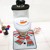 New Cute Christmas Toilet Seat Covers Creative Santa Claus Bathroom Mat Xmas Supplies for Home New Year Navidad Gift Decor 2024