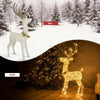 Reindeer Christmas Decorations 48 Inch Outdoor Deer Lights with 70 Warm White LED Lights Waterproof Plug in for Indoor