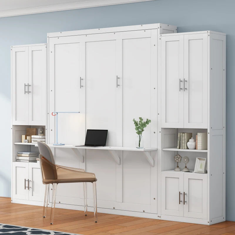 Murphy Bed with Storage and Folding Design