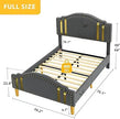 Luxury and Functionality Combined: Adjustable Velvet Full Bed Frame with Headboard