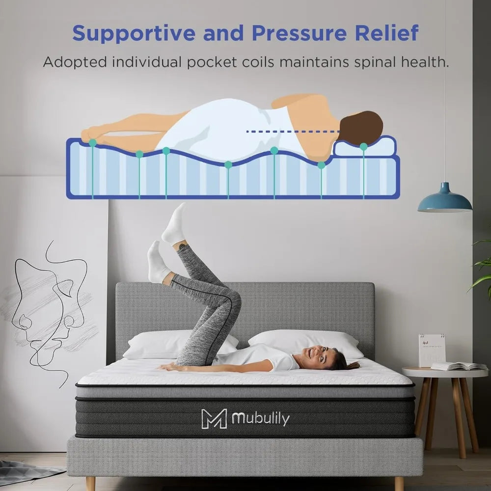 Mubulily Queen Mattress