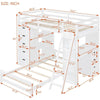 Classic Style Bunk Bed with Storage