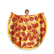 Soft Food Blanket Pizza Noodles Lightweight Plush Flannel Quilt Double Sided Throw Blanket For Couch Decorative Carpet For Home