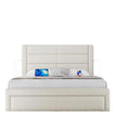 King Size Upholstered Platform Bed with Storage