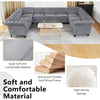 Chesterfield L-Shaped & U-Shaped Velvet Sectional Sofa