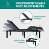 Adjustable Bed Base with Massage Features