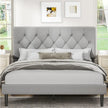 Classic Style Upholstered Bed Frame