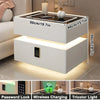 Smart Nightstand with LED Lights and Wireless Charging