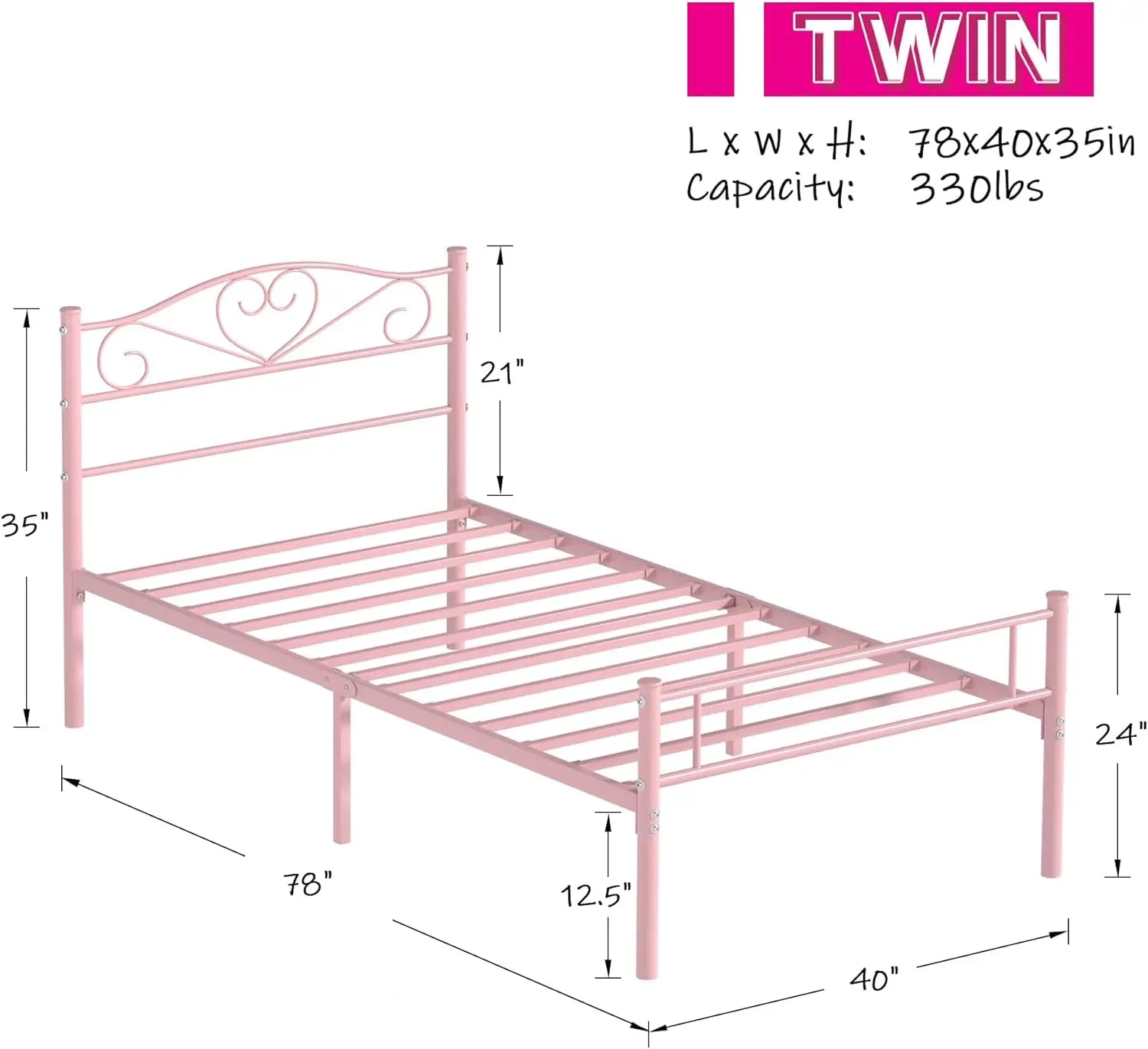 Rosy Retreat Bed