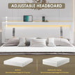 Modern Bed Frame with Smart LED Adjustable Headboard