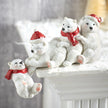 Bear Family Christmas Decoration Sturdy Durable Table Decorations for Party Home Table Decor