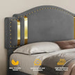 Luxury and Functionality Combined: Adjustable Velvet Full Bed Frame with Headboard