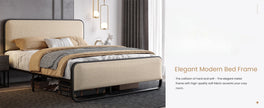 Modern Upholstered Bed Frame