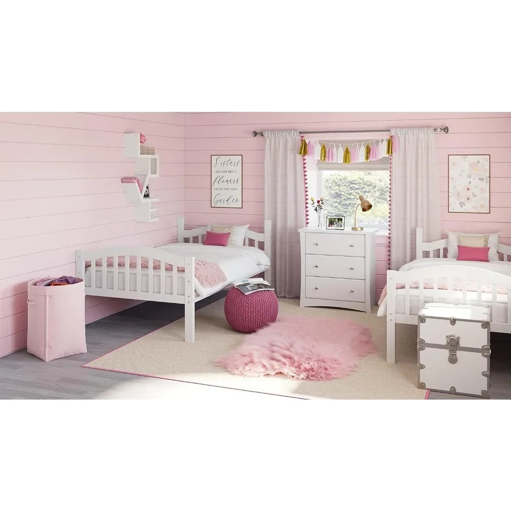 Twin Over Twin Bunk Bed for Kids