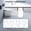 Smart Toilet with Auto Open/Close