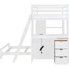 Classic Style Bunk Bed with Storage