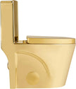 Fine Fixtures Dual-Flush Ceramic Toilet with Cyclone Flush and Anti-Bacterial Glaze