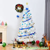 7Ft Artificial PVC Christmas Tree W/Stand Holiday Season Indoor Outdoor White