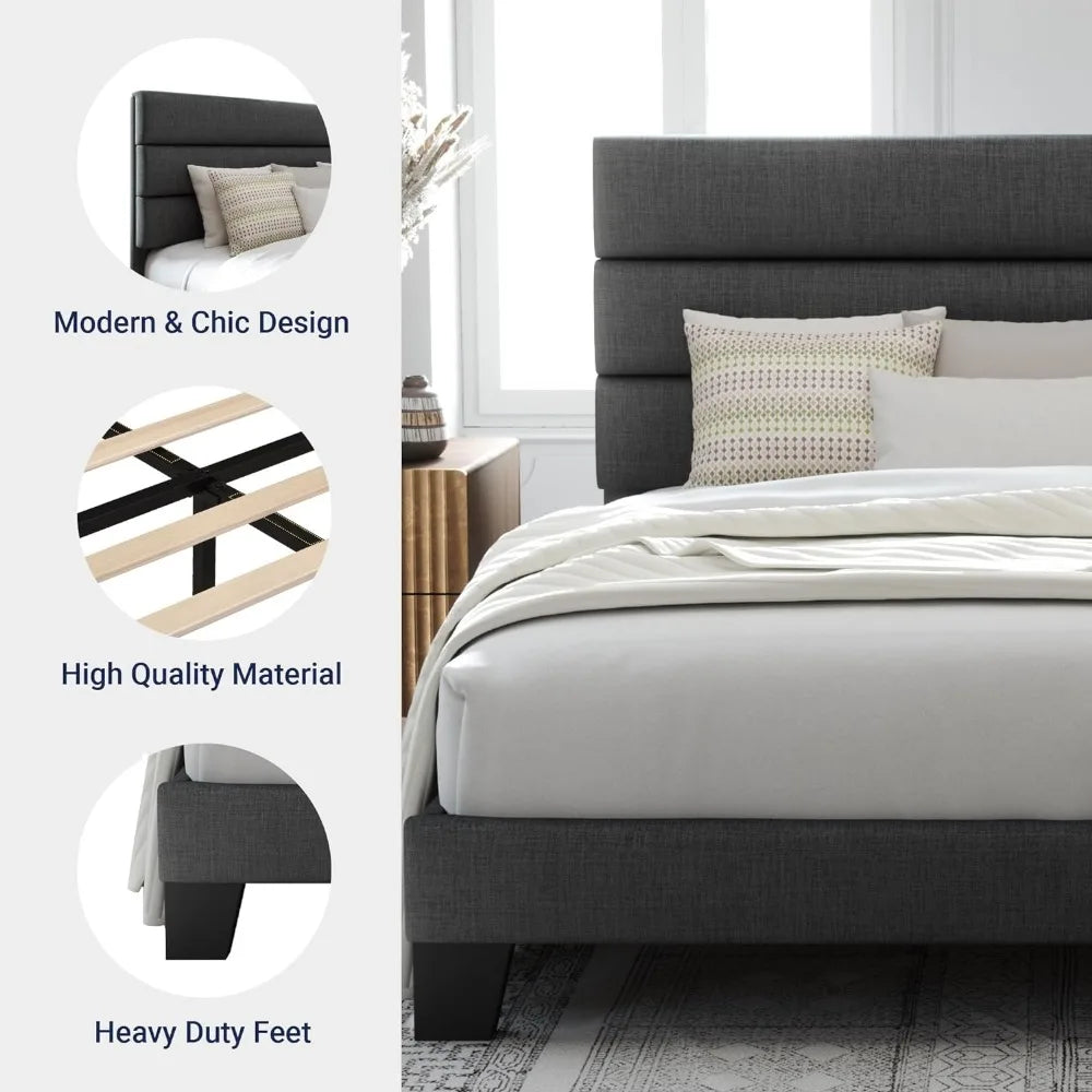 Queen Size Minimalist Bed Frame