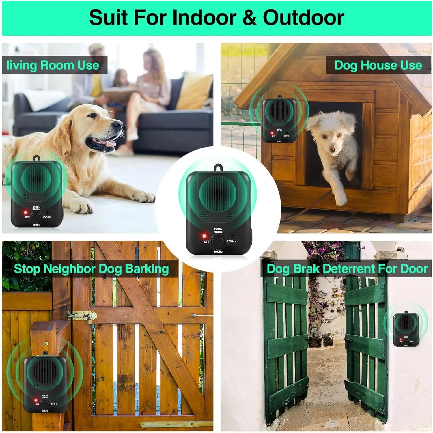 Ultrasonic Dog Bark Deterrent Device