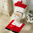 New Cute Christmas Toilet Seat Covers Creative Santa Claus Bathroom Mat Xmas Supplies for Home New Year Navidad Gift Decor 2024