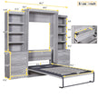 Murphy Bed with Storage and Folding Design