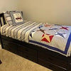 Modern Twin Bed Frame with 6 Drawers