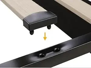 LED Bed Frame with Storage Drawers