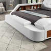 Modern Multi-functional Bed with Storage, Bluetooth Speakers, and Massage Chair