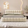 Minimalist Modern Upholstered Platform Bed