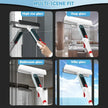 Window Cleaner Squeegee 2-in-1 Window Glass Wiper Scraper And Mirror Cleaner Multi-Scene Squeegee Mirror Cleaner Car Glass