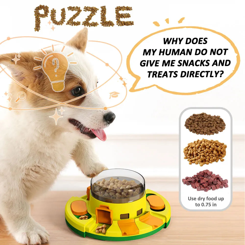 Interactive Dog Food Puzzle Toy