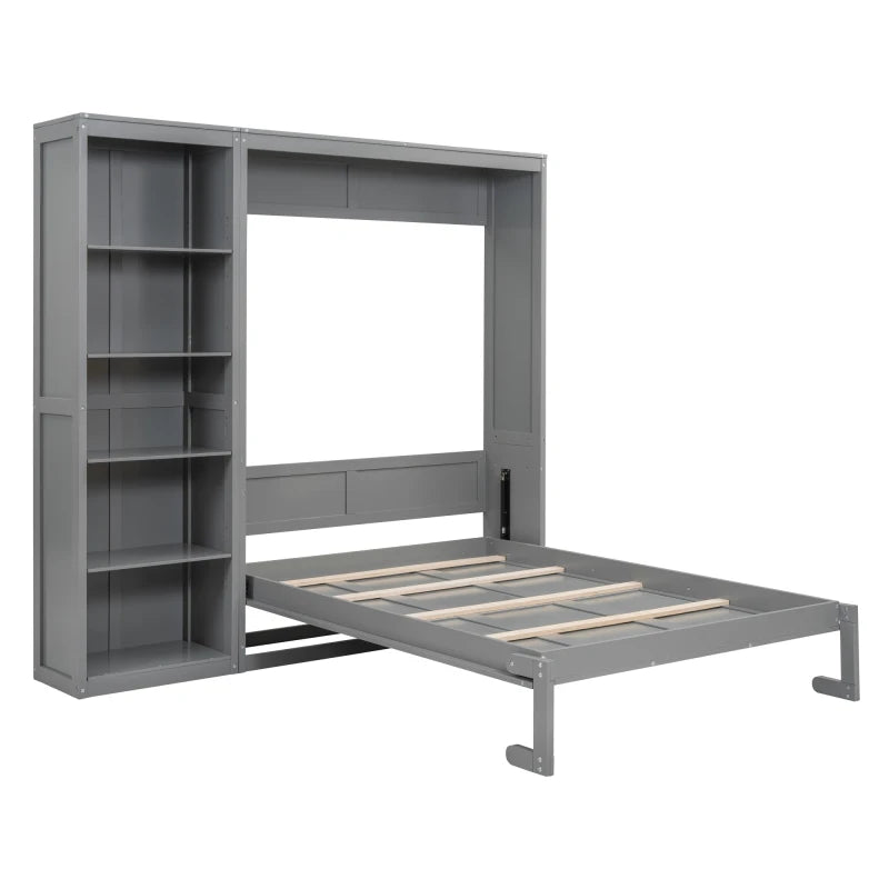 Murphy Bed with Storage and Folding Design