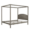 Elegant and Sturdy Canopy Bed Frame with Classic Style and Modern Aesthetics - Queen Size, Easy Assembly, and Durable Construction