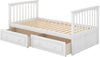 Versatile Bunk Bed with Storage and Slide - Twin over Full