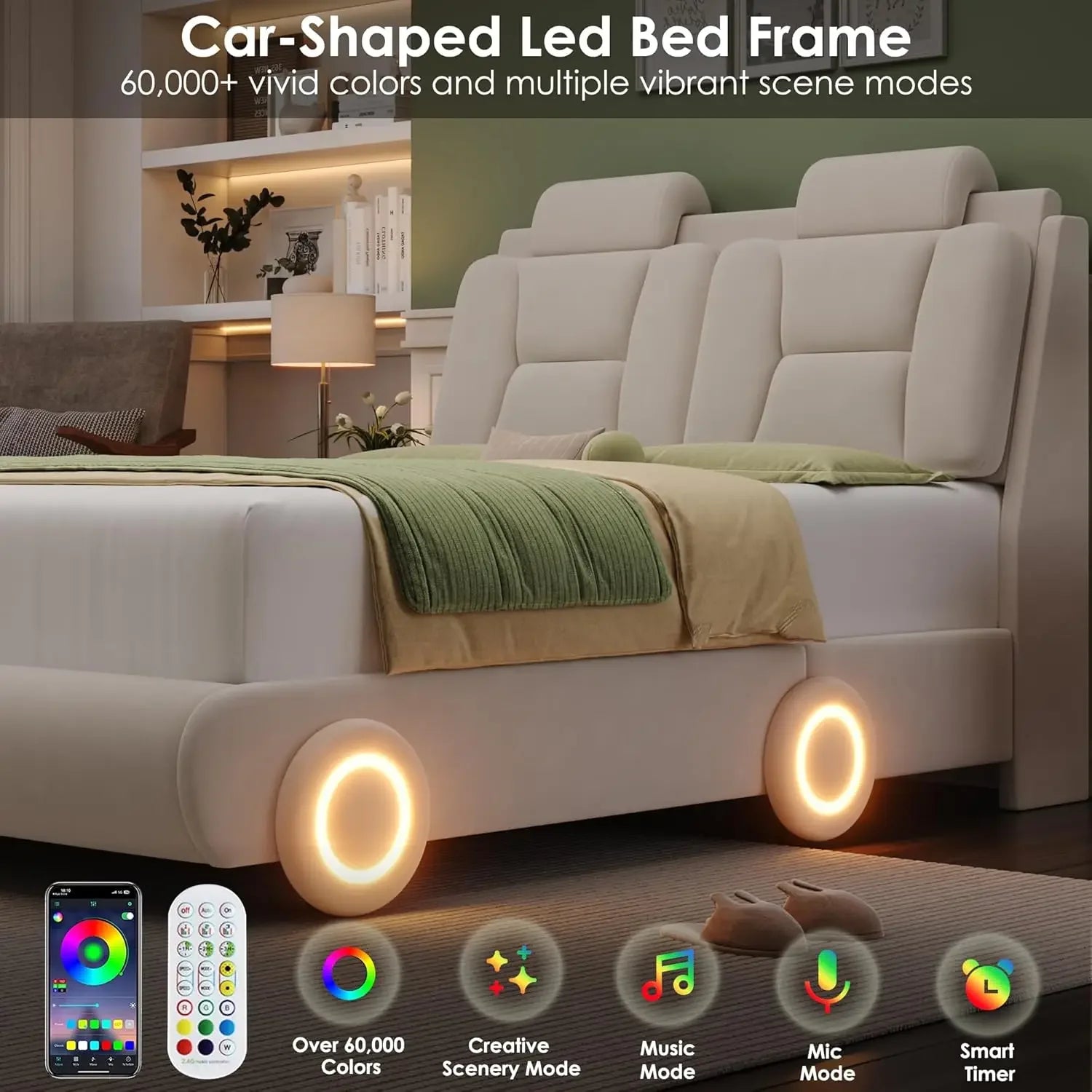 Modern Car-shaped Bed Frame