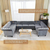 Chesterfield L-Shaped & U-Shaped Velvet Sectional Sofa