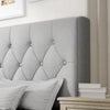 Classic Style Upholstered Bed Frame