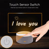 New LED Night Light Note Board Message Board with Pen USB Battery Power Holiday Light Desktop Lamp Bedroom Decor Children Gift